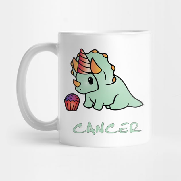 baby cancer dinosaur by lazykitty